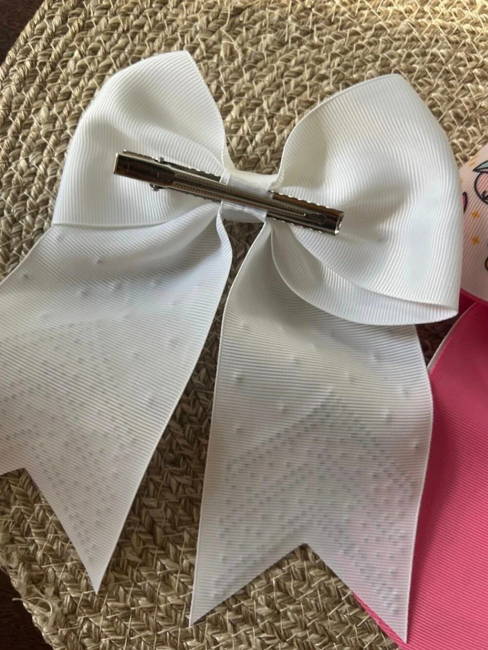 Handmade Set of 2 Hair Bows for Girls. Hair Accessories. Hair Clips. Hair Bows.